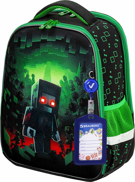 Школьный рюкзак Brauberg Fit. Night Warrior / 272023