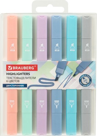 Набор маркеров Brauberg Macaroon / 152513 - фото