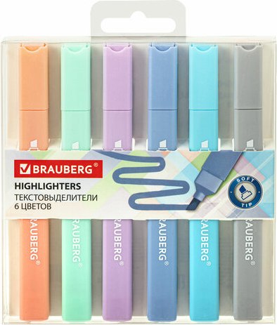 Набор маркеров Brauberg Macaroon / 152515 - фото