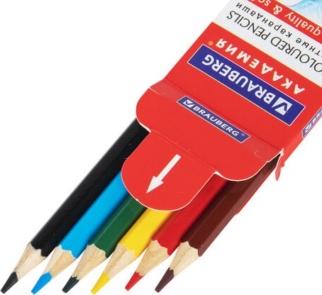 Набор цветных карандашей Brauberg Академия / 181863