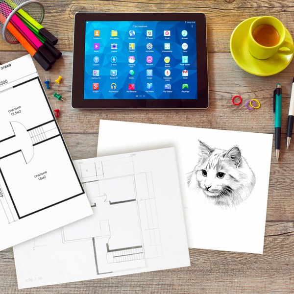 Папка для черчения Brauberg А4 200г/м2 / 115623