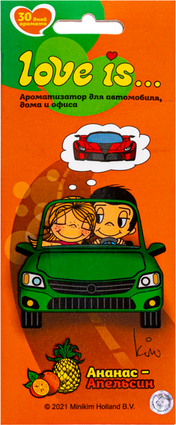 Ароматизатор автомобильный Aroma Riche Love Is / LI K 0004 - фото