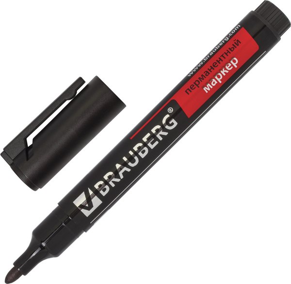 Маркер перманентный Brauberg 150475