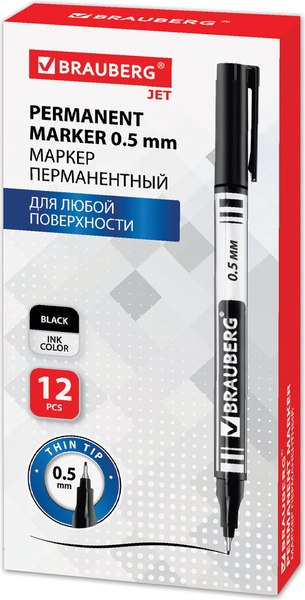 Маркер перманентный Brauberg Jet / 150507