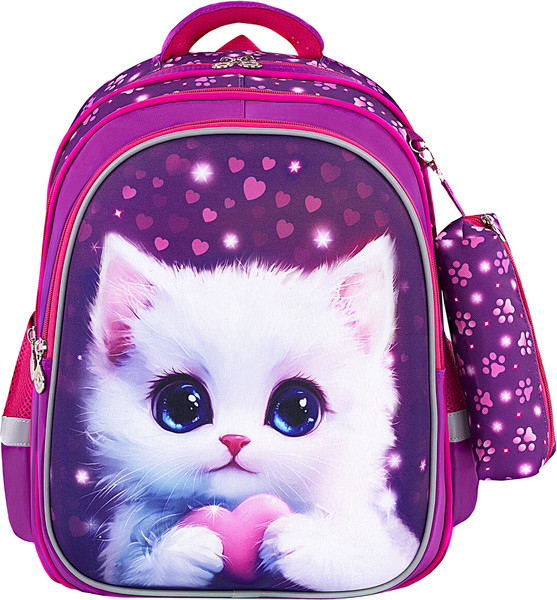 Школьный рюкзак Brauberg Kids. Humble Cat / 273176