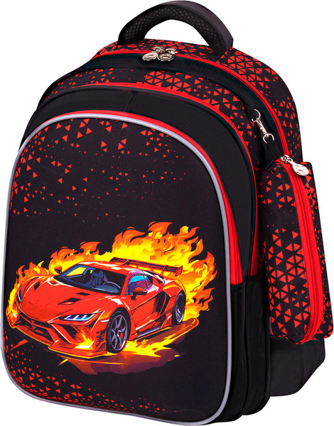 Школьный рюкзак Brauberg Kids. Fiery Road / 273177 - фото