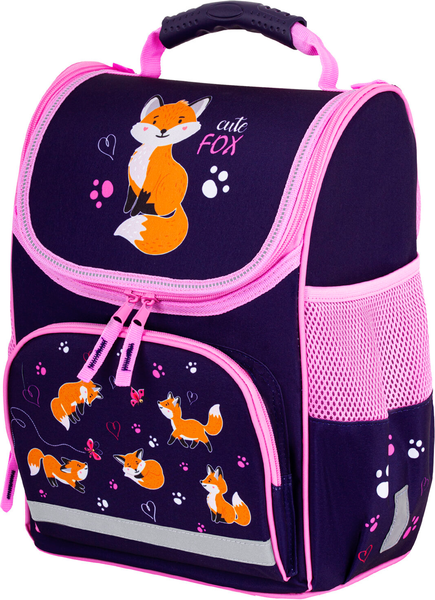 Школьный рюкзак Пифагор Basic. Playing Foxes / 273136 - фото