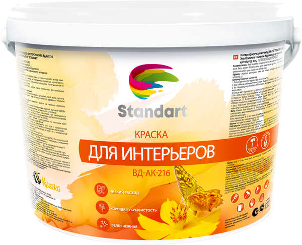 Краска Dekor ВД-АК 216 Standart для интерьера - фото