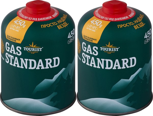 Газовый баллон туристический Tourist Standard TBR-450 - фото