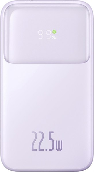 Портативное зарядное устройство Baseus Comet Series Dual-Cable Digital Display Fast Charge / PPMD20 - фото