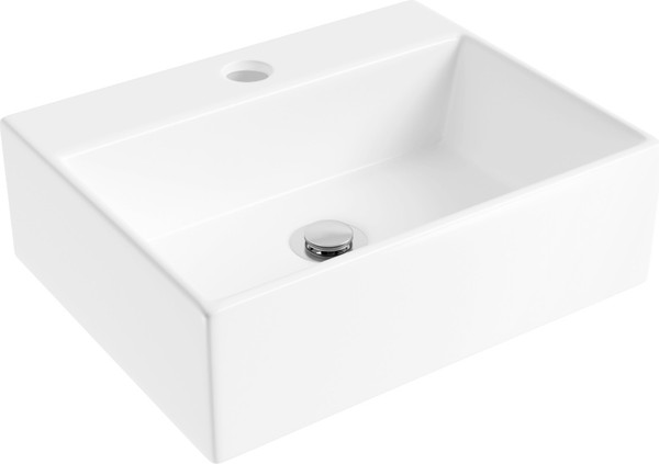 Умывальник со смесителем Lauter 21344 + Velvet 21СК696С с донным клапаном 21190CH