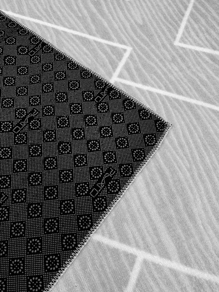 Покрытие напольное тафтинговое Plato Hali Soft / 3084-GREY-WHITE