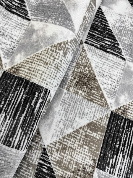 Покрытие напольное тафтинговое Plato Hali Soft / 6238-MINK-ANTHRACITE