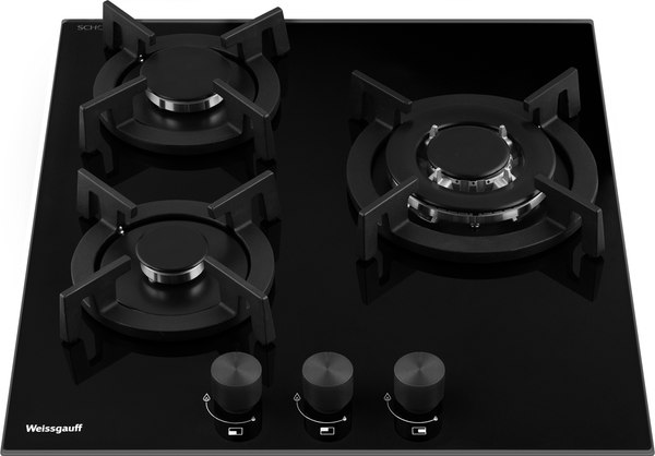 Газовая варочная панель Weissgauff HGG 451 BGV Nano Glass
