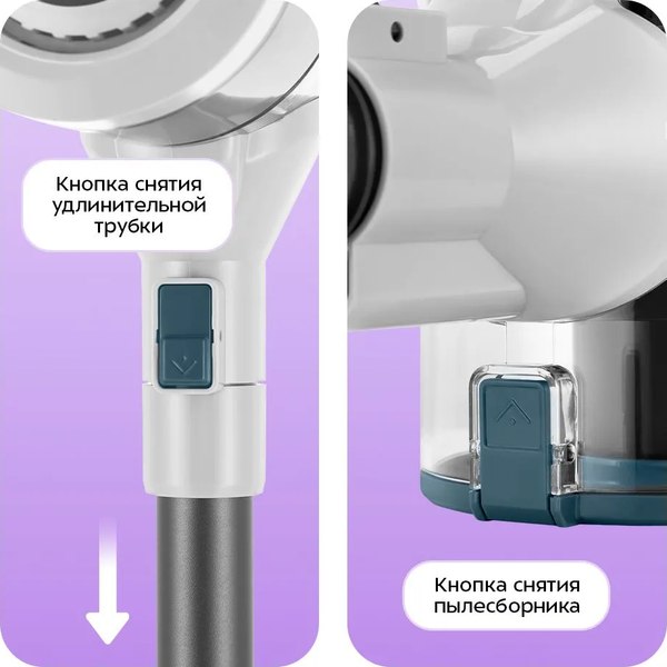 Вертикальный пылесос Kitfort КТ-5204