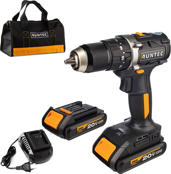 Аккумуляторная дрель-шуруповерт RUNTEC Pro RT-ID222 - фото