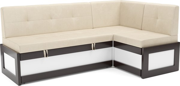 Уголок кухонный мягкий Mebel-Ars Нотис 211х82х135.5 см / M11-28-4 - фото