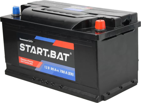 Автомобильный аккумулятор СтартБат 6СТ- 90 VLR Euro 780А