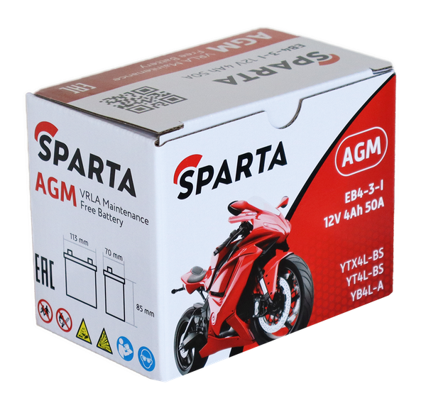 Мотоаккумулятор SPARTA EB4-3-I