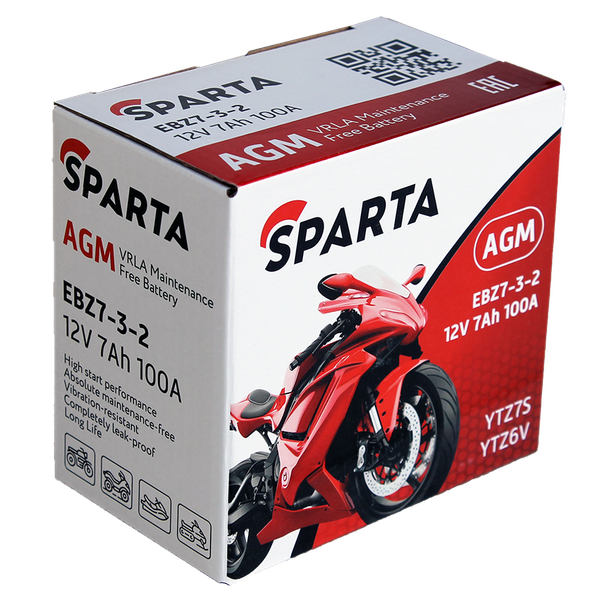 Мотоаккумулятор SPARTA EBZ7-3-2