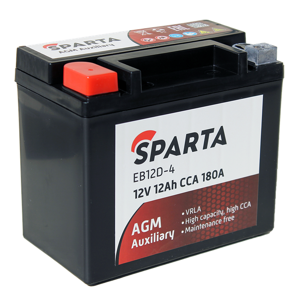 Мотоаккумулятор SPARTA EB12D-4 - фото