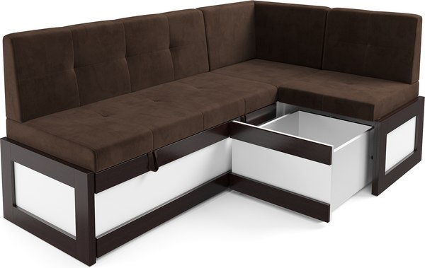 Уголок кухонный мягкий Mebel-Ars Нотис 191х82х116 см / M11-27-7