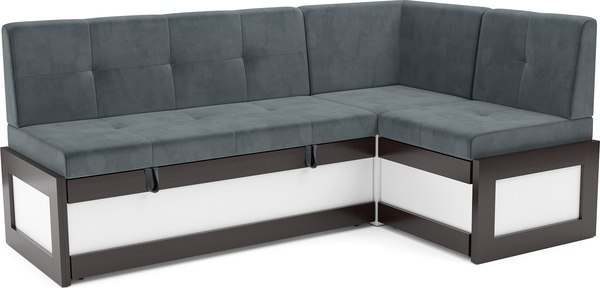 Уголок кухонный мягкий Mebel-Ars Нотис 211х82х135.5 см / M11-28-5 - фото