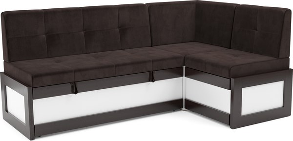 Уголок кухонный мягкий Mebel-Ars Нотис 211х82х135.5 см / M11-28-15 - фото