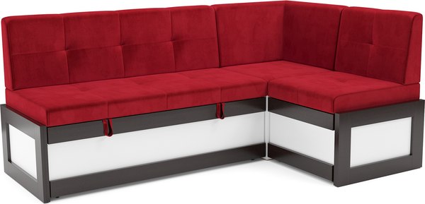 Уголок кухонный мягкий Mebel-Ars Нотис 211х82х135.5 см / M11-28-16 - фото