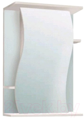 Шкаф с зеркалом для ванной Vako Лилия 65 / 10412 - фото