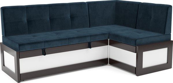 Уголок кухонный мягкий Mebel-Ars Нотис 211х82х135.5 см / M11-28-11 - фото