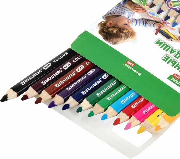 Набор цветных карандашей Brauberg 182058