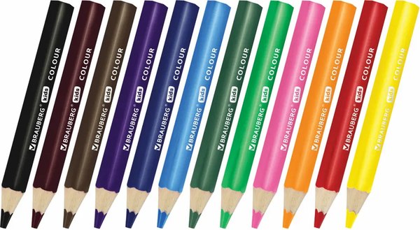 Набор цветных карандашей Brauberg 182058