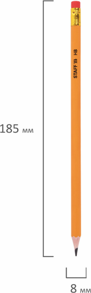 Набор простых карандашей Staff BLP-YLW / 181942
