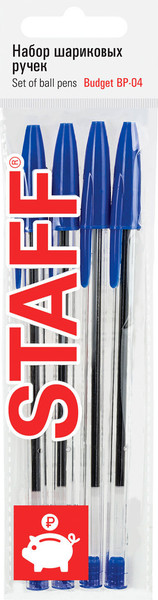 Набор шариковых ручек Staff 143873 - фото