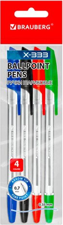 Набор шариковых ручек Brauberg X-333 144252