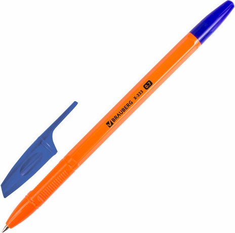 Набор шариковых ручек Brauberg X-333 Orange 144254