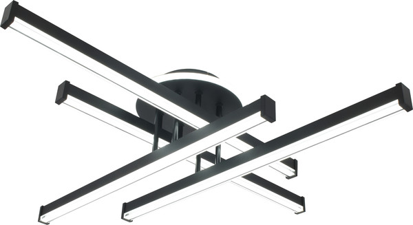 Потолочный светильник Mirastyle XL-60332/4L+1 BK - фото