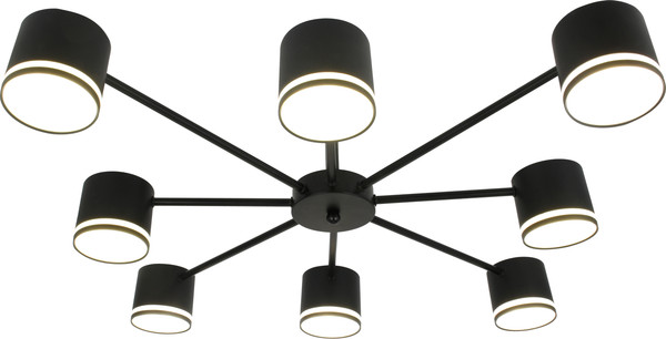 Потолочный светильник Mirastyle XL-60350/8 BK - фото