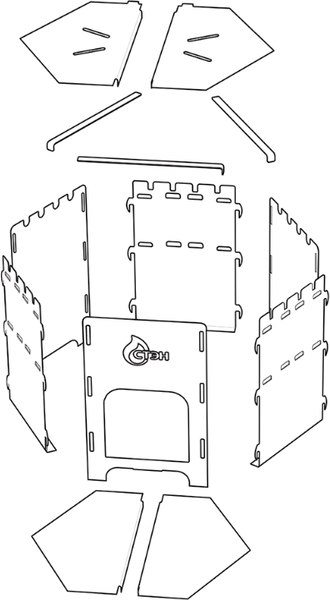 Печь-мангал Стэн Лайт