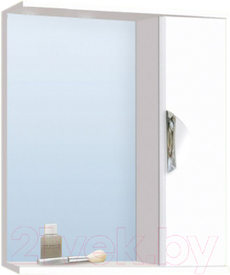 Шкаф с зеркалом для ванной Vako Ника 70 / 13240 - фото