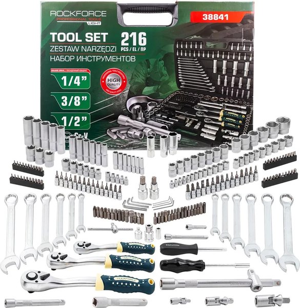 Универсальный набор инструментов RockForce RF Light-38841 - фото