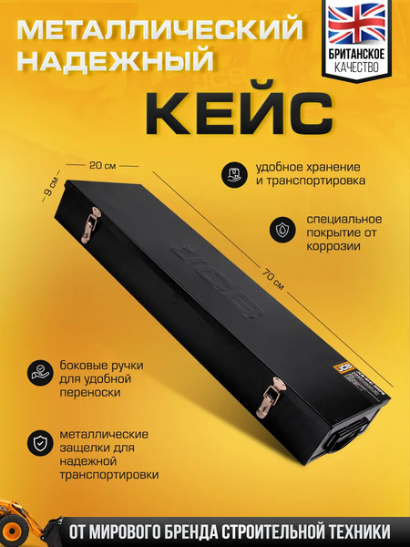 Универсальный набор инструментов JCB JCB-8141-9MPB