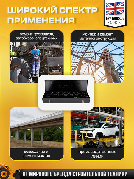 Универсальный набор инструментов JCB JCB-8141-9MPB