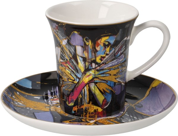 Кружка с блюдцем Goebel Artis Orbis/Lana Frey Fire in the Belly / 67-170-13-1 - фото
