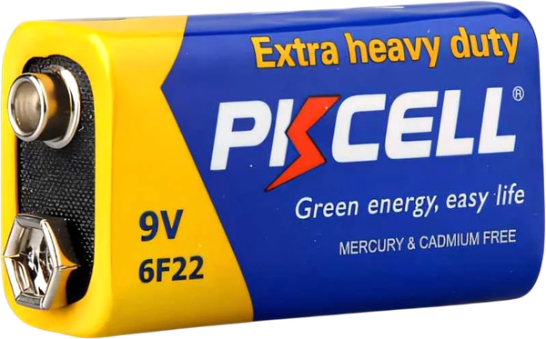 Батарейка Pkcell 6F22-1B - фото