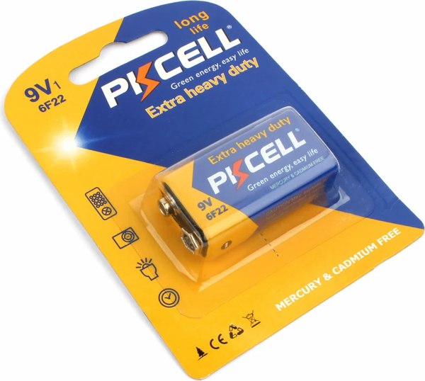 Батарейка Pkcell 6F22-1B