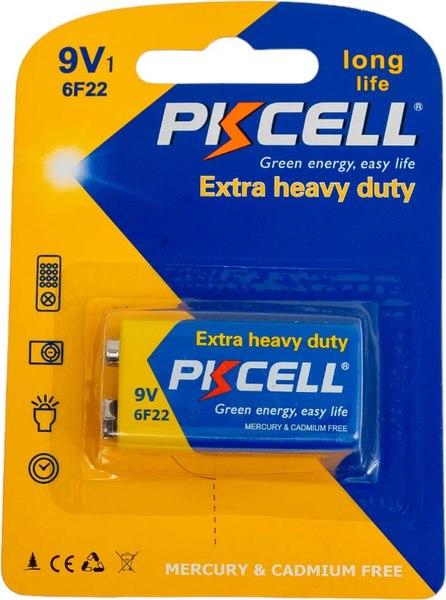 Батарейка Pkcell 6F22-1B