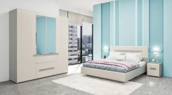 Полуторная кровать Мебель-Неман Леонардо МН-026-10-140-С1