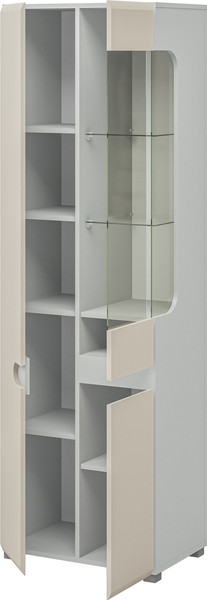 Шкаф с витриной Мебель-Неман Леонардо МН-026-01/1-C1